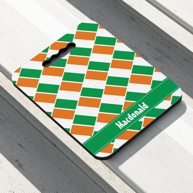 IRELAND Personalized Prayer Kneel Stadium Seat Cushion (In Situ)