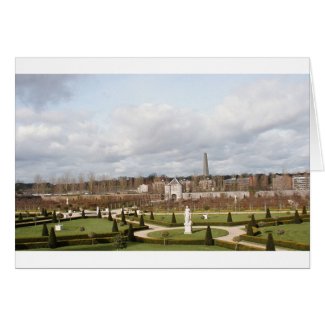 Antique gardens photo-card