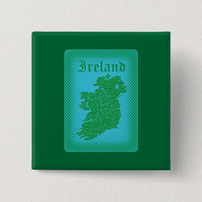 Ireland Pinback Button (Front)