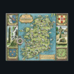 Ireland postcard<br><div class="desc">tourist map of Ireland</div>