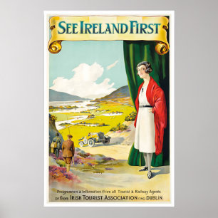 Ireland Poster Irish Art Travel Print