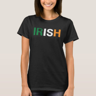 Ireland Pride Funny Shamrock Leprechaun Patriotic  T-Shirt