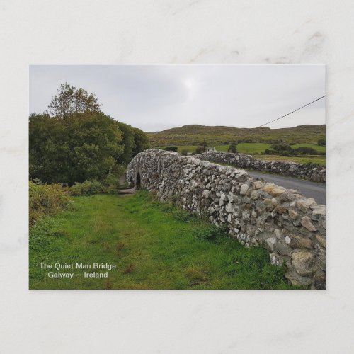 Ireland Quiet Man Bridge Oughterard Co Galway Postcard