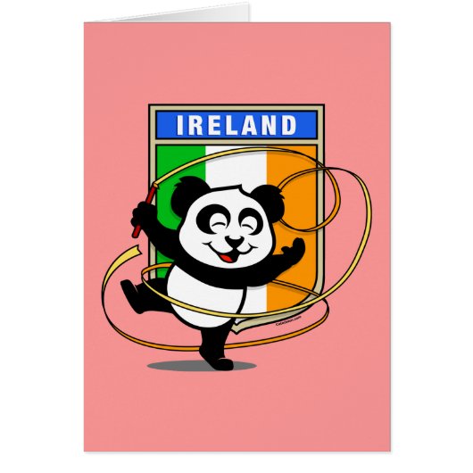 Ireland Rhythmic Gymnastics Panda Cards (Front)