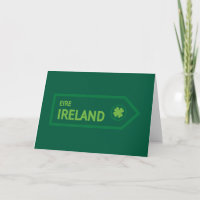 Ireland Road Sign