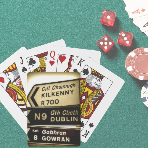 Ireland Roadside Signs Playing Cards