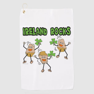 Ireland Rocks Golf Towel