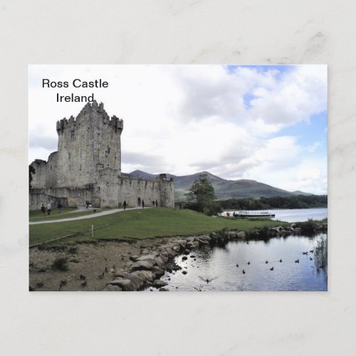 Ireland Ross Castle Killarney Kerry A Postcard