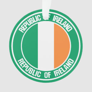 Ireland Round Emblem Ornament