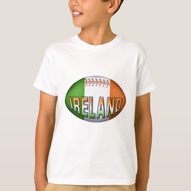 Ireland Rugby Ball T-Shirt (Front)