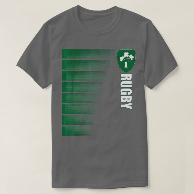 Ireland Rugby Jersey Irish Rugby 2 Sided  T-Shirt (Design Front)