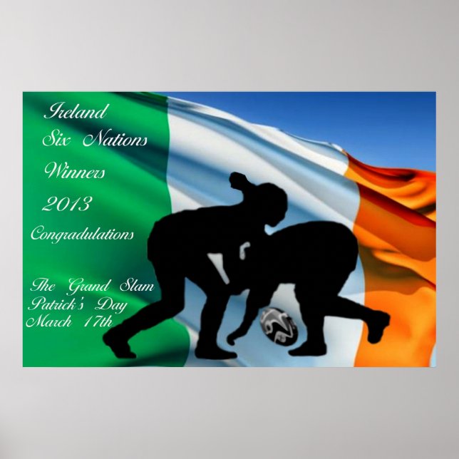 Ireland Rugby Poster (Front)