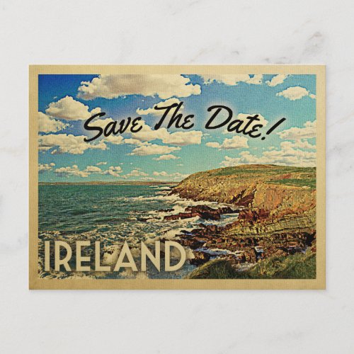 Ireland Save The Date Vintage Postcards
