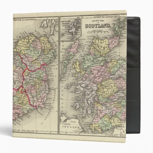 Ireland, Scotland 3 Ring Binder (Front/Inside)