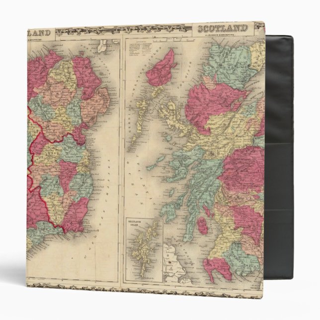 Ireland Scotland 3 Ring Binder (Front/Inside)