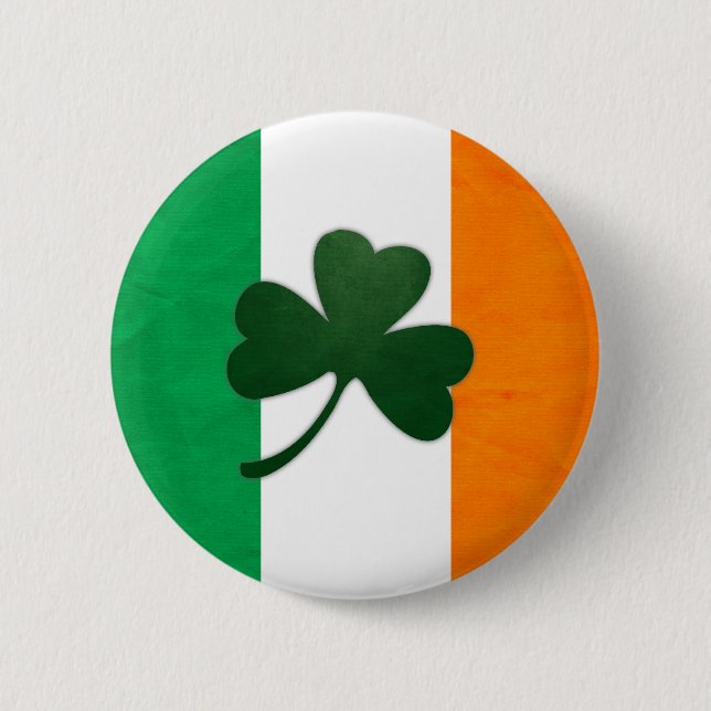 Ireland Shamrock Button (Front)