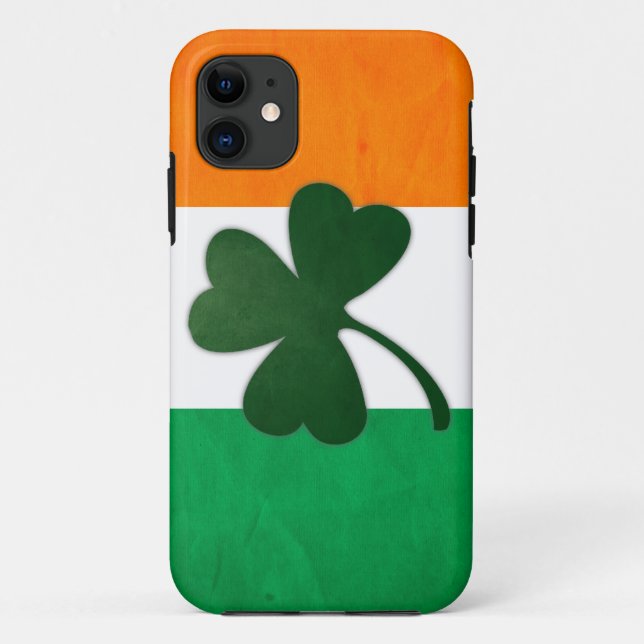 Ireland Shamrock Case-Mate iPhone Case (Back)