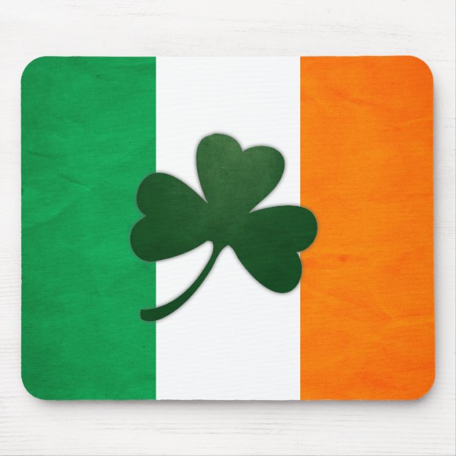 Ireland Shamrock Mousepad (Front)
