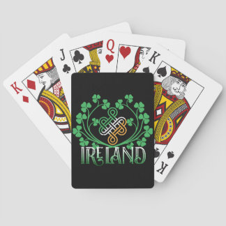 IRELAND SHAMROCK POKER CARDS