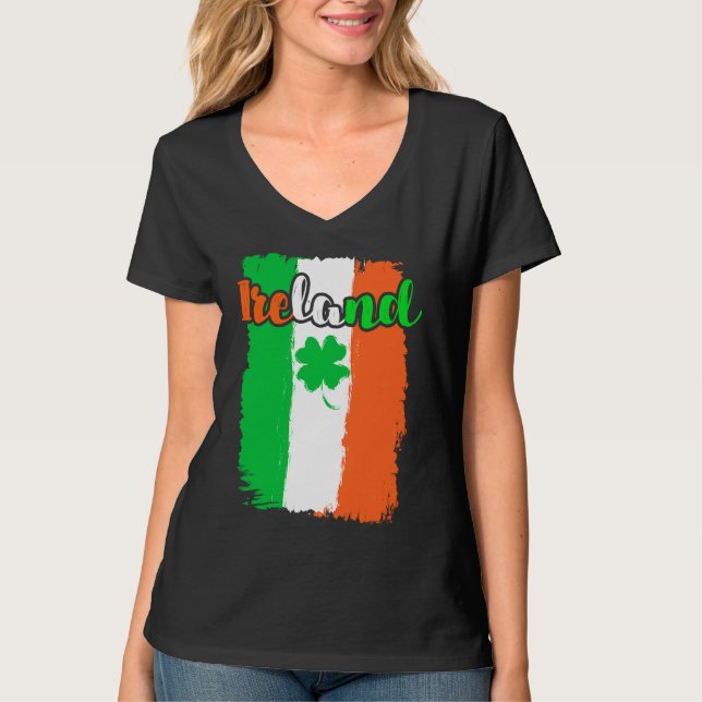 Ireland shamrock St Patrick's Day  1 T-Shirt (Front)