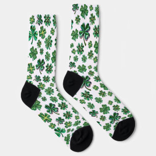 Ireland Shamrocks Lucky Socks