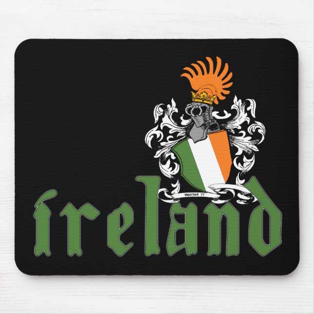 Ireland Shield Mousepad (Front)