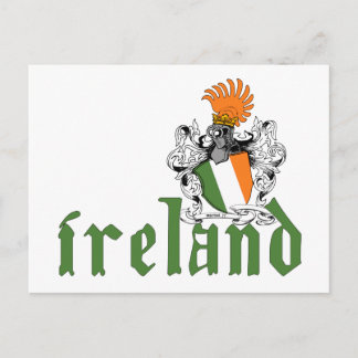 Ireland Shield Postcard