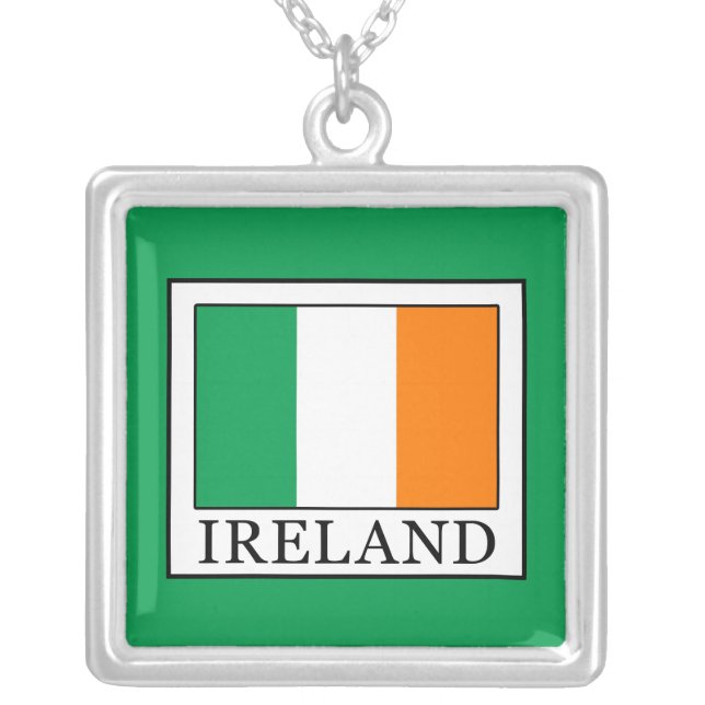 Ireland Silver Plated Necklace (Front)