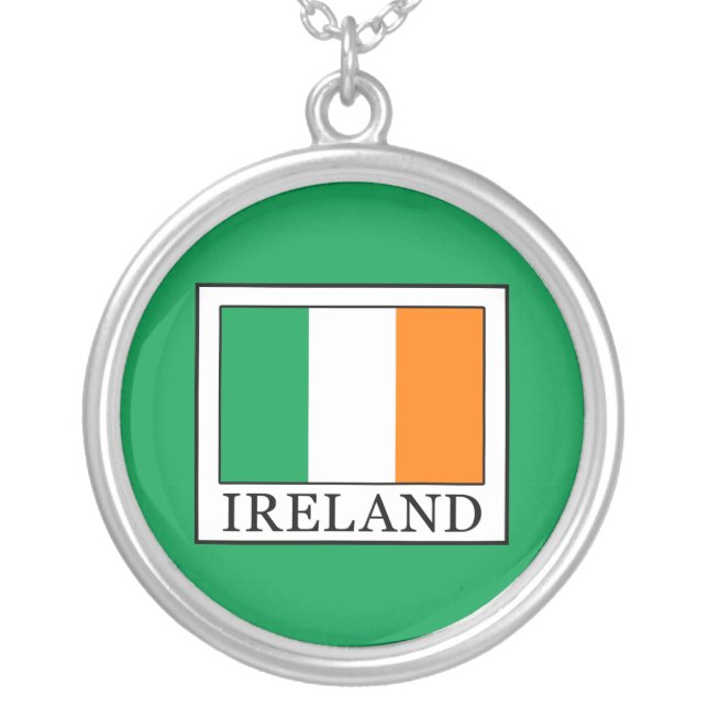 Ireland Silver Plated Necklace (Front)