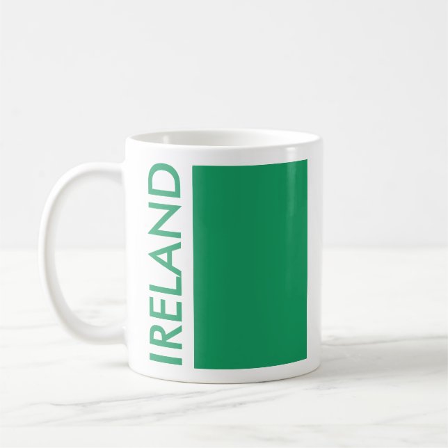 IRELAND SOCCER COFFEE MUG (Left)