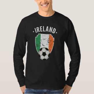 Ireland Soccer Ireland Flag Football Irish Pride R T-Shirt