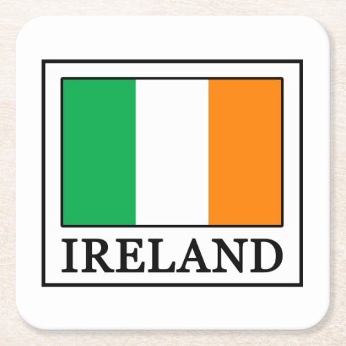 Ireland Square Paper Coaster