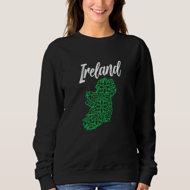 Ireland St Patricks Day Leprechaun Gaelic Irish St Sweatshirt (Front)
