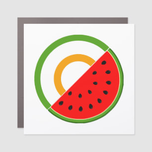 IRELAND STANDS WITH PALESTINE - Watermelon Car Magnet