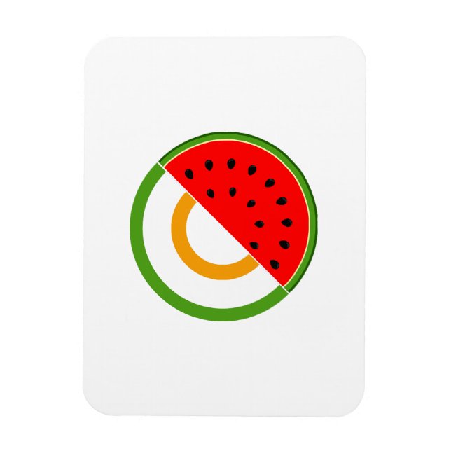 IRELAND STANDS WITH PALESTINE - Watermelon Magnet (Vertical)