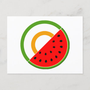 IRELAND STANDS WITH PALESTINE - Watermelon Postcard