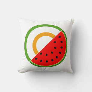 IRELAND STANDS WITH PALESTINE - Watermelon Throw Pillow