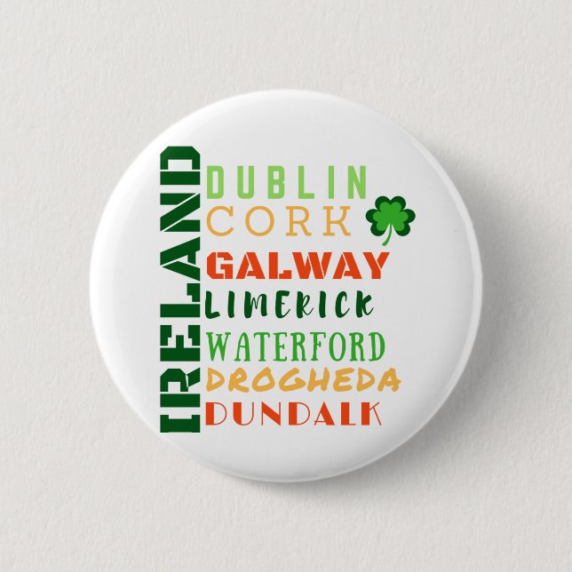 IRELAND SUBWAY ART BUTTON (Front)