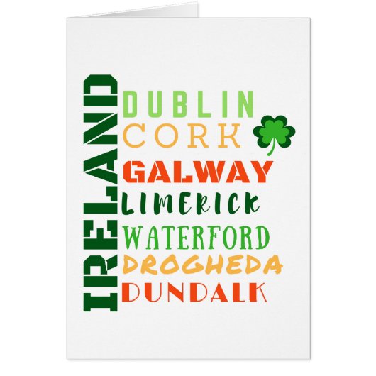 IRELAND SUBWAY ART CARDS (Front)