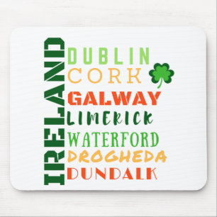 IRELAND SUBWAY ART MOUSE PAD