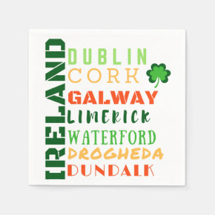 IRELAND SUBWAY ART NAPKINS