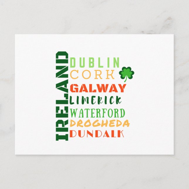 IRELAND SUBWAY ART POSTCARD (Front)