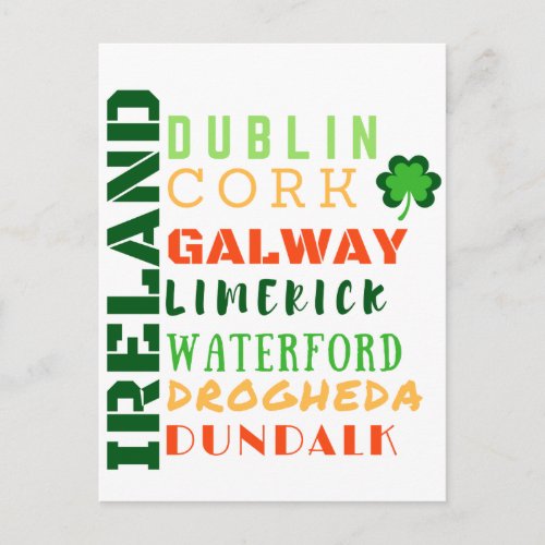 IRELAND SUBWAY ART POSTCARD