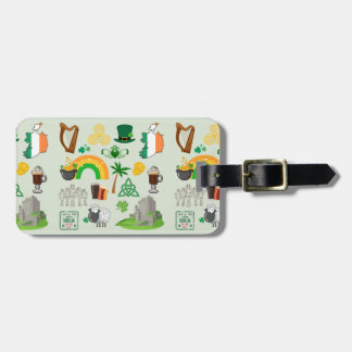 Ireland Symbols Luggage Tag