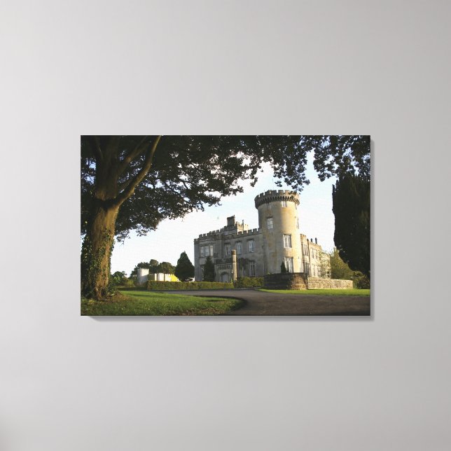 Ireland, the Dromoland Castle side entrance. Canvas Print (Front)