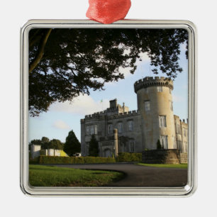 Ireland, the Dromoland Castle side entrance. Metal Ornament