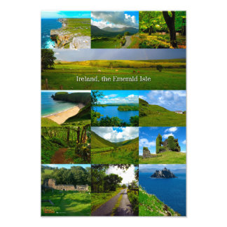 Ireland, the emerald isle photo print