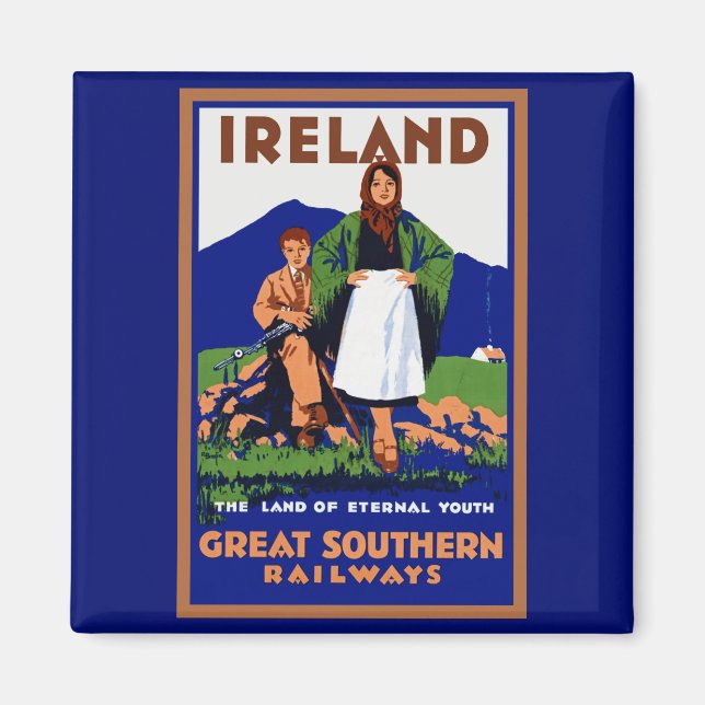 Ireland ~ The Land of Eternal Youth Magnet (Front)