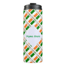Ireland Tiled Flag Personalized