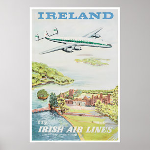 Ireland Travel Art Print Irish Poster Home